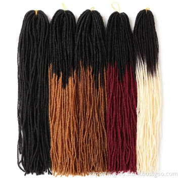 wholesale synthetic sister locs Crochet hair extensions afro kinky hair Dreadlocks Hair Extensions faux Locs dreadlocs